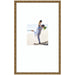 Wall Frame Belvedere Bronze 16x26 matted to 8x10 1