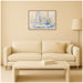 Framed Canvas 33x23 Sylvie Dark Gold 6
