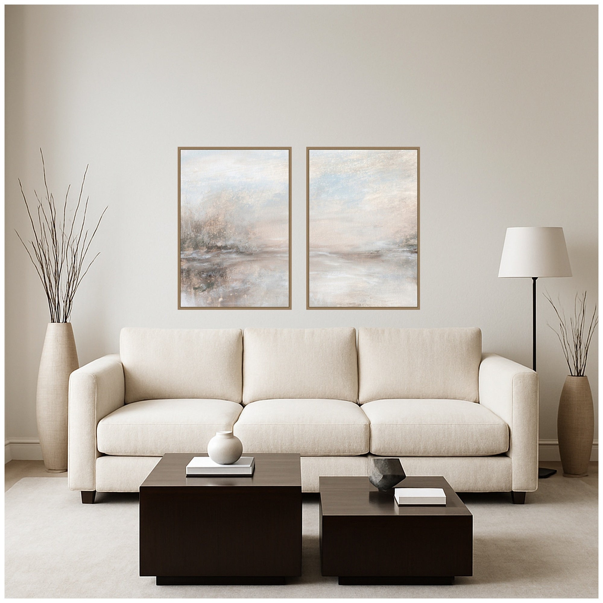 Art Set 2 Piece Set 23x33 Sylvie Dark Gold 5