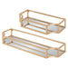 Floating Shelf Gold 2 Piece 1