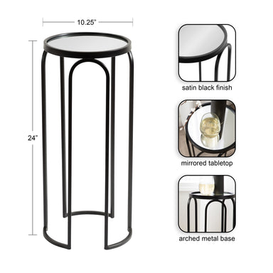 Drink Table Black 11x11x24 2
