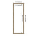 Dry Erase Board Florence Light Brown 14x38 2