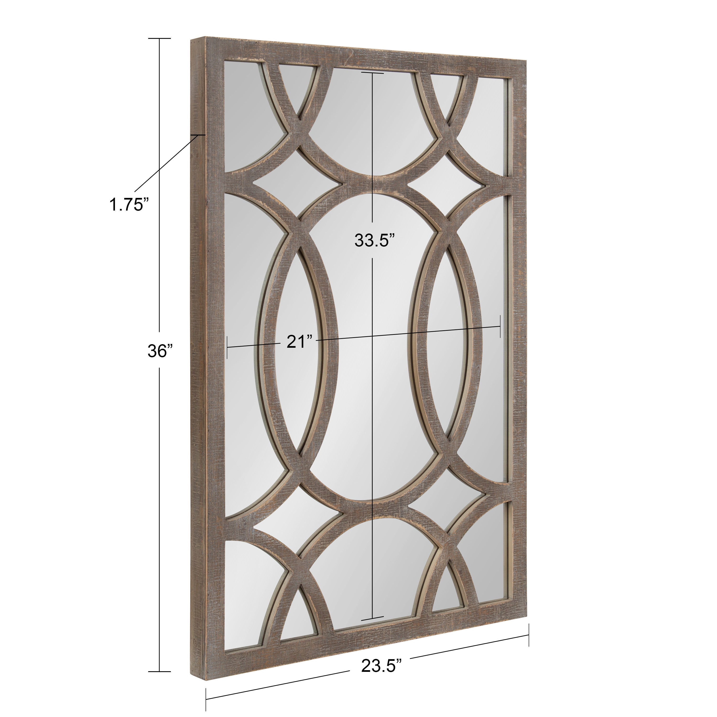 Tolland Wood Panel Wall Mirror