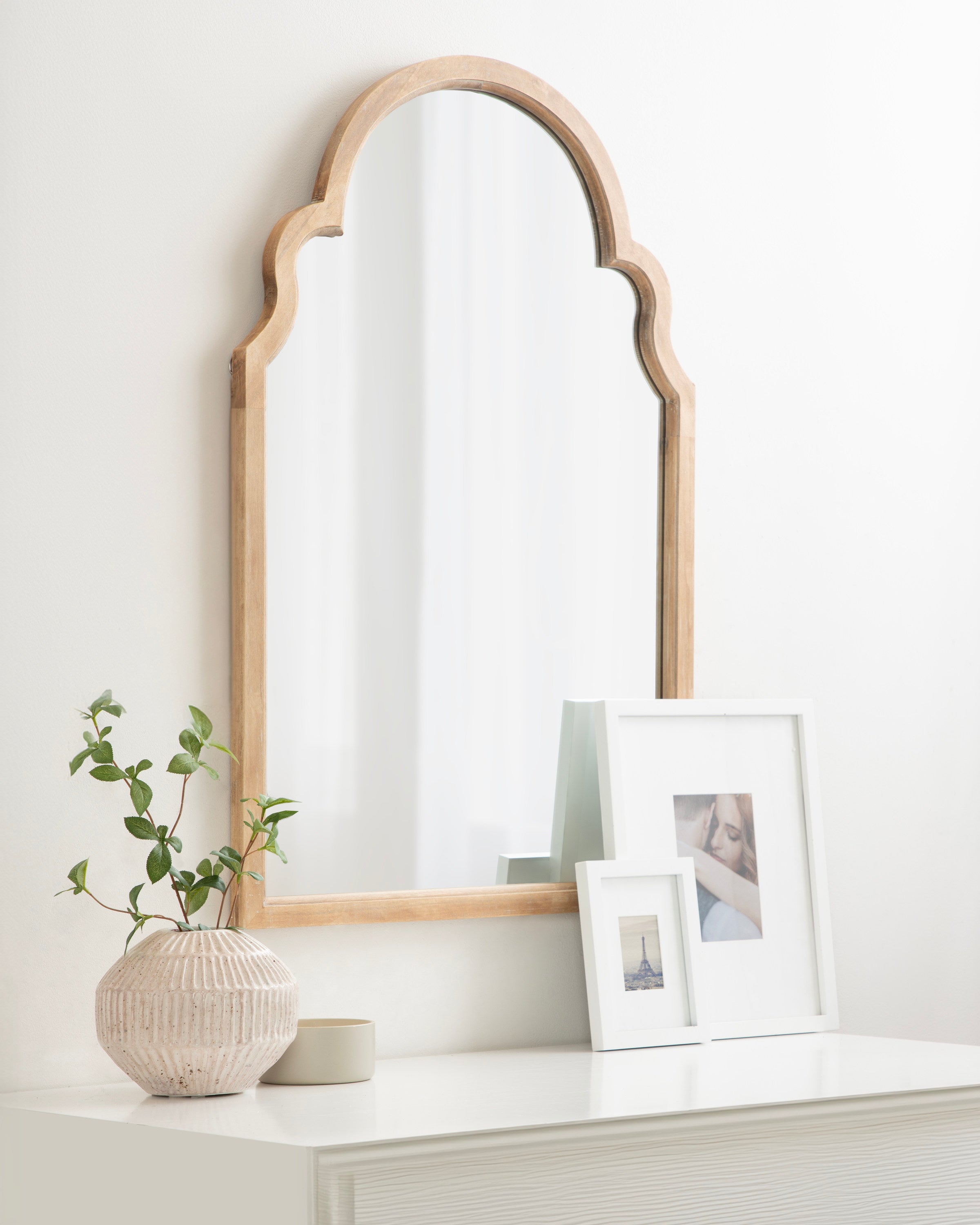 Arch Mirror Natural 24x36 6