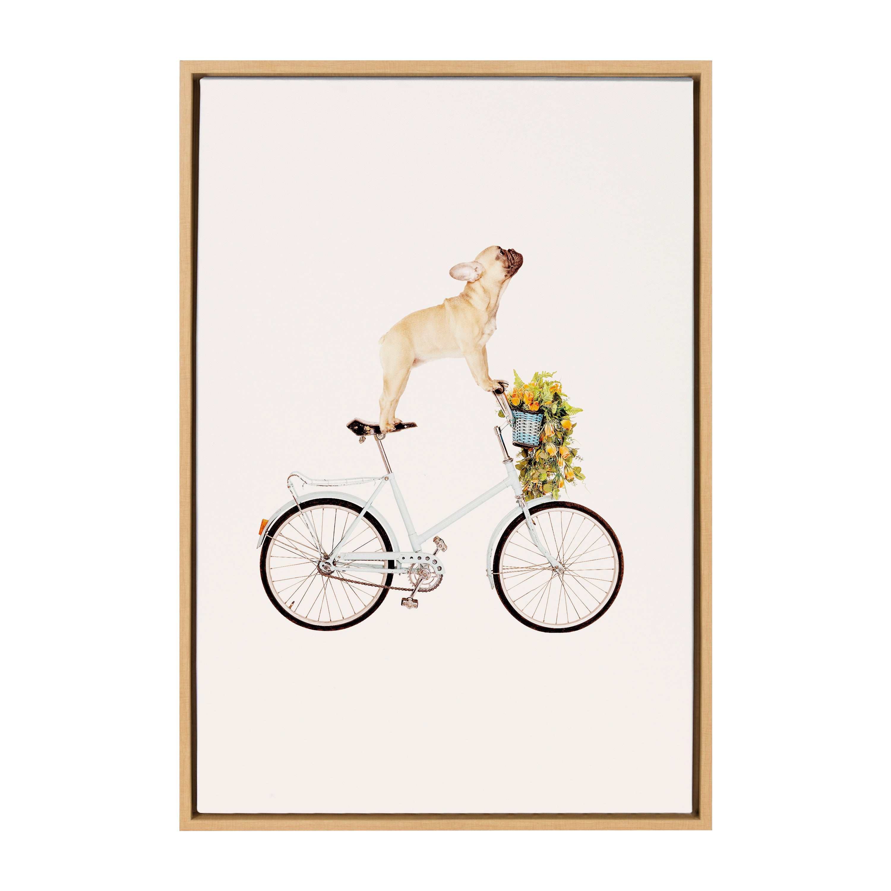 Framed Canvas Sylvie Natural 23x33 2