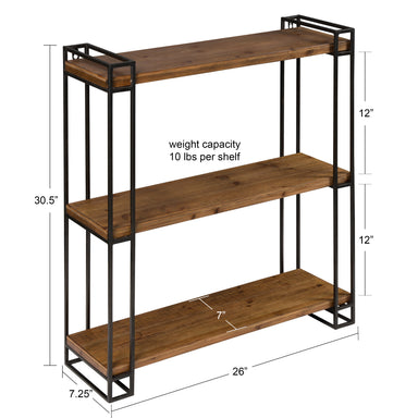 Accent Shelf Brown 26x30.5 3