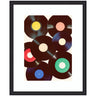 Framed Art Retro Vinyl by Honey Island Studio