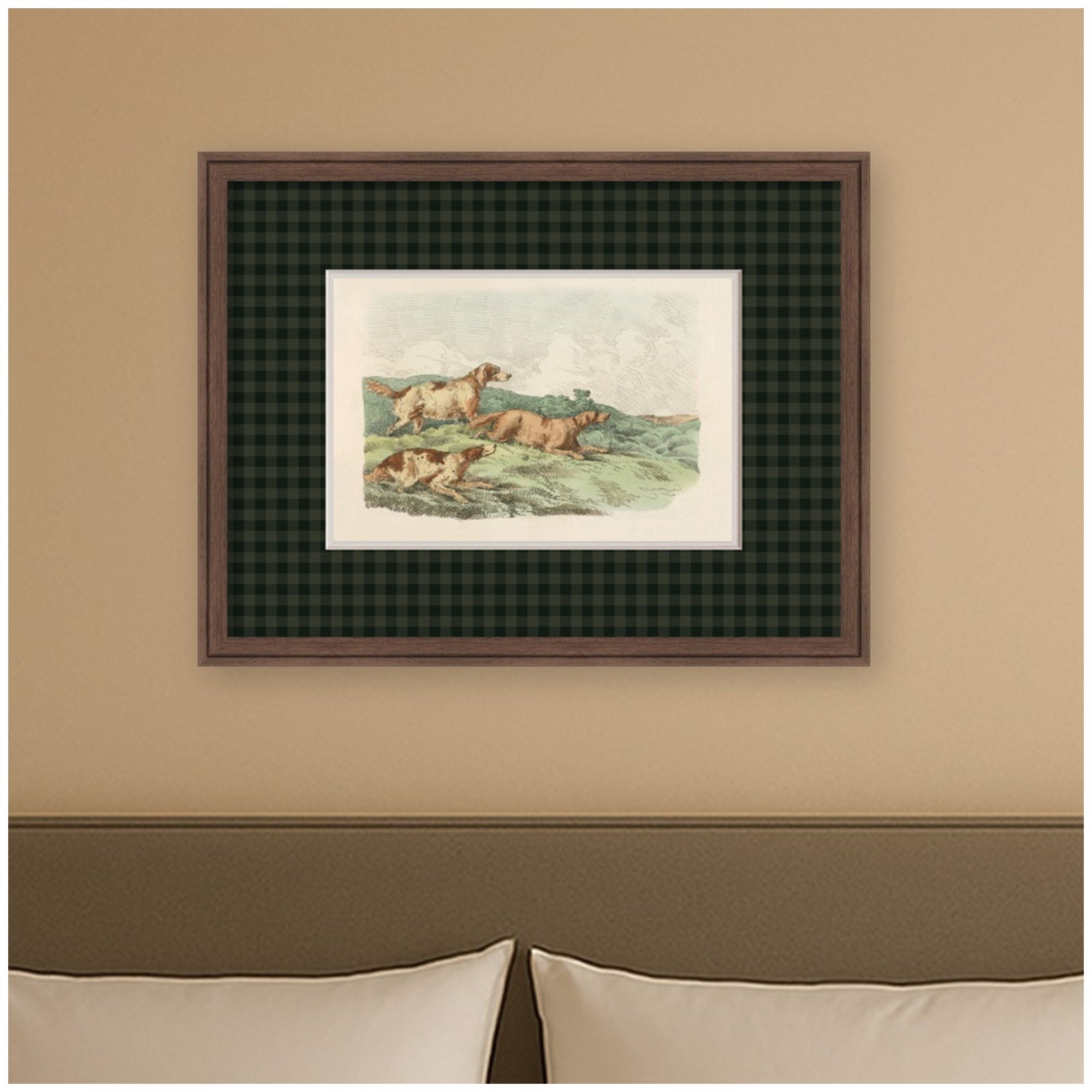 Framed Art 26x20 Florence Medium Brown 7
