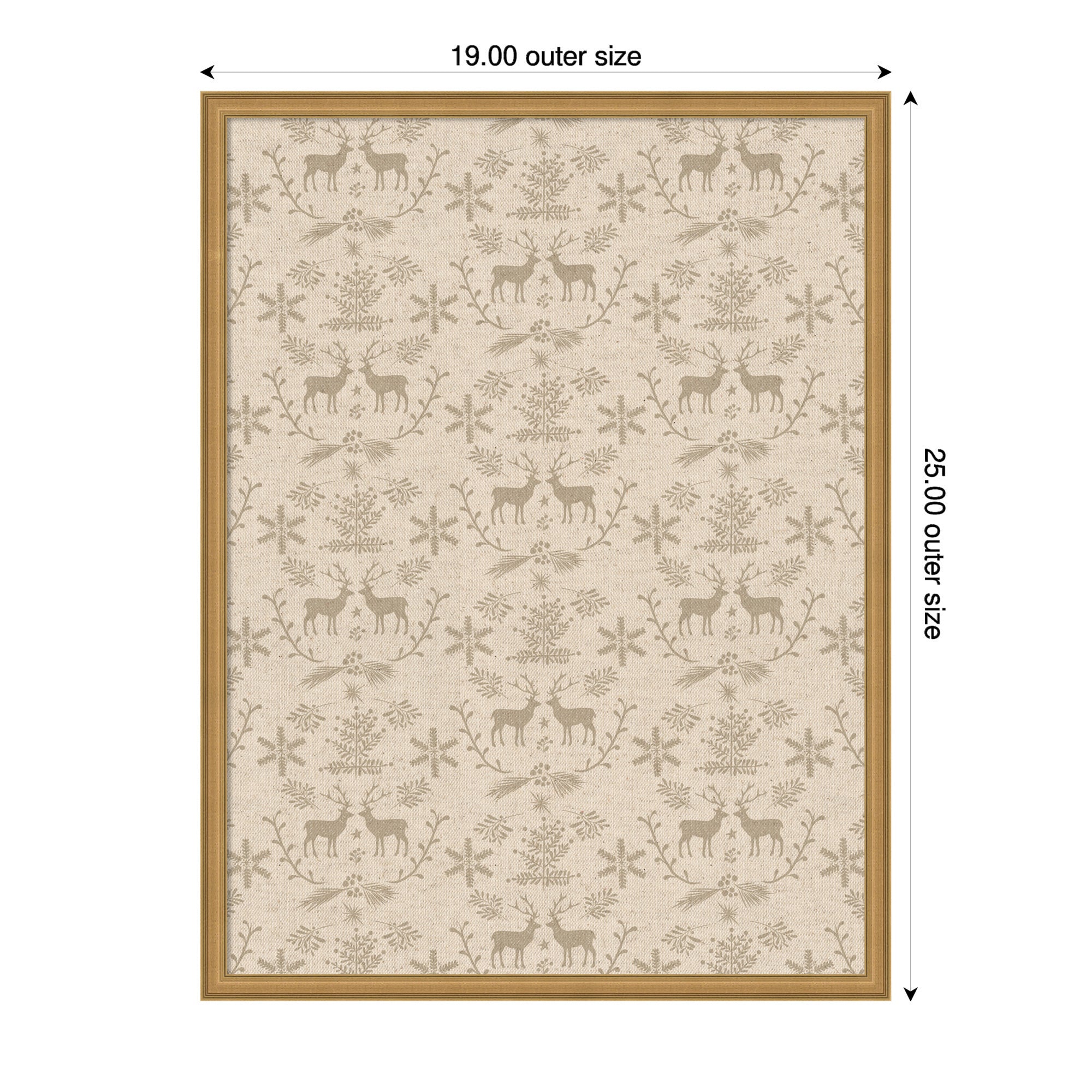 Magnetic Canvas Edith Gold 19x25 2