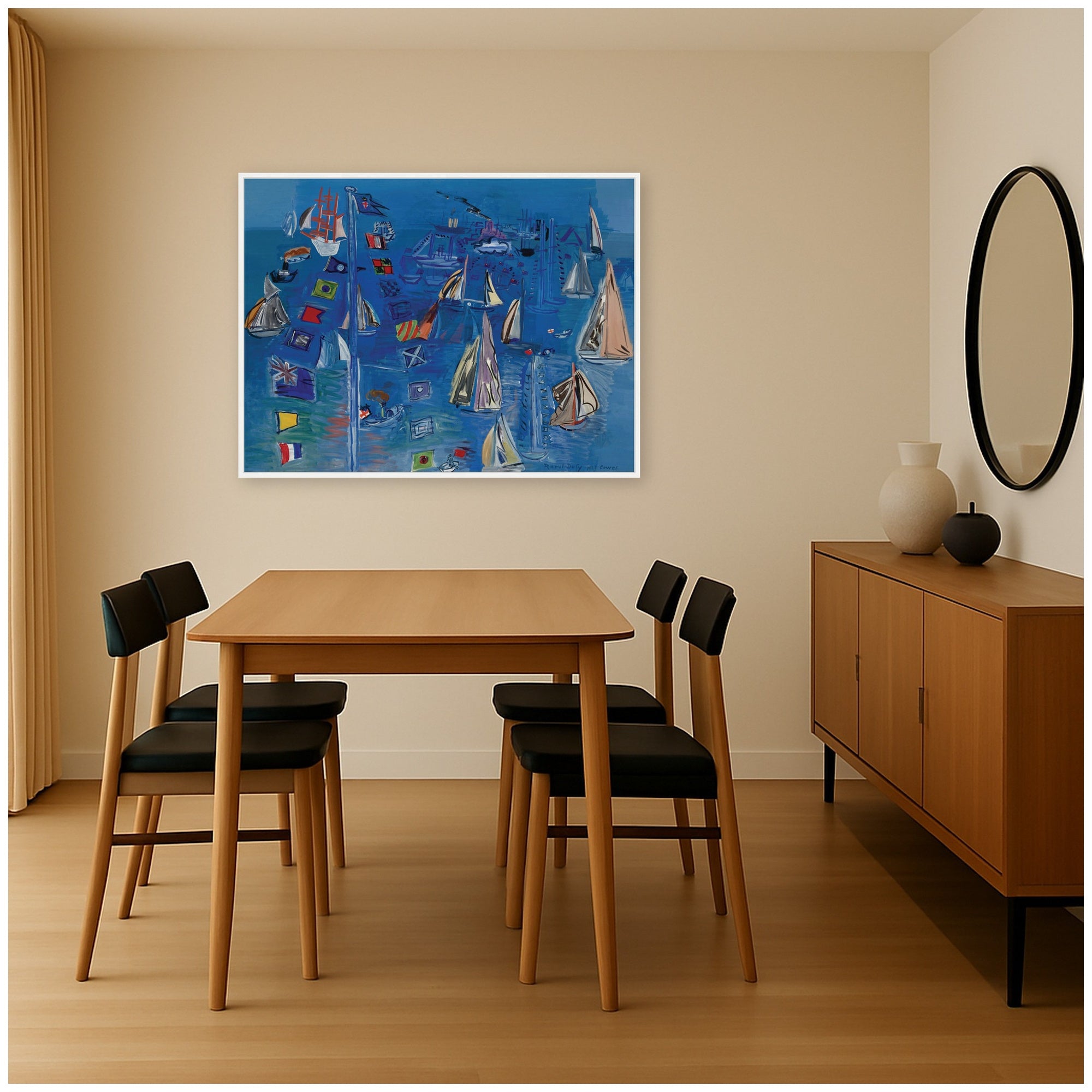 Framed Canvas 42x32 Sylvie White 7