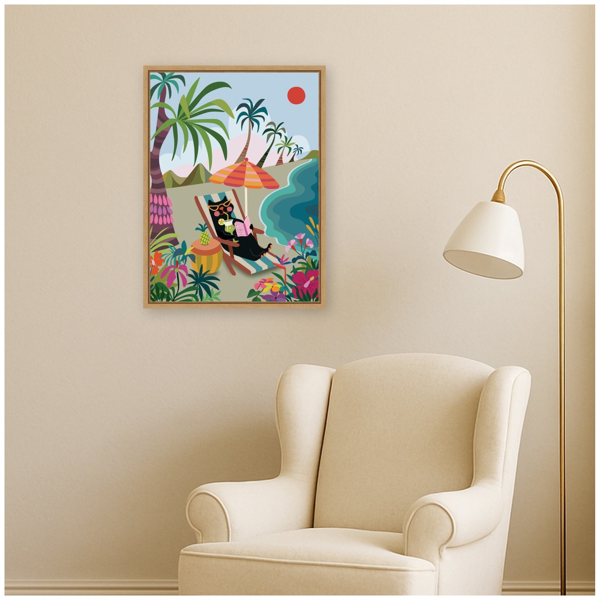 Framed Canvas 18x24 Sylvie Natural 5