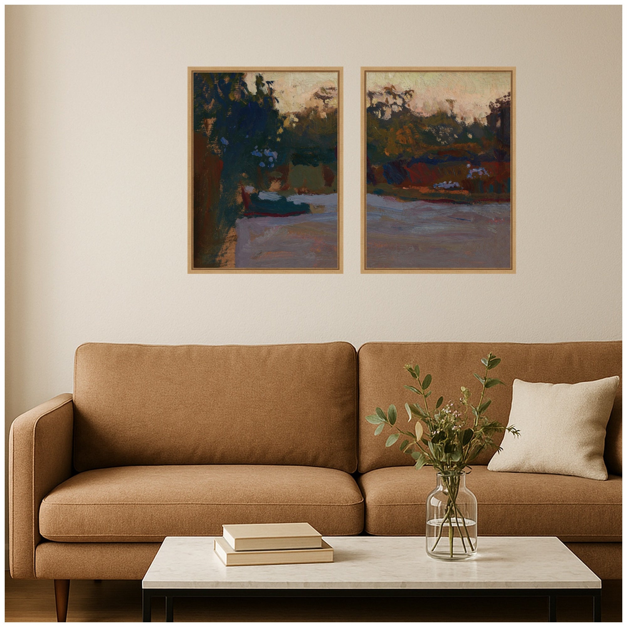 Art Set 2 Piece Set 18x24 Sylvie Natural 6