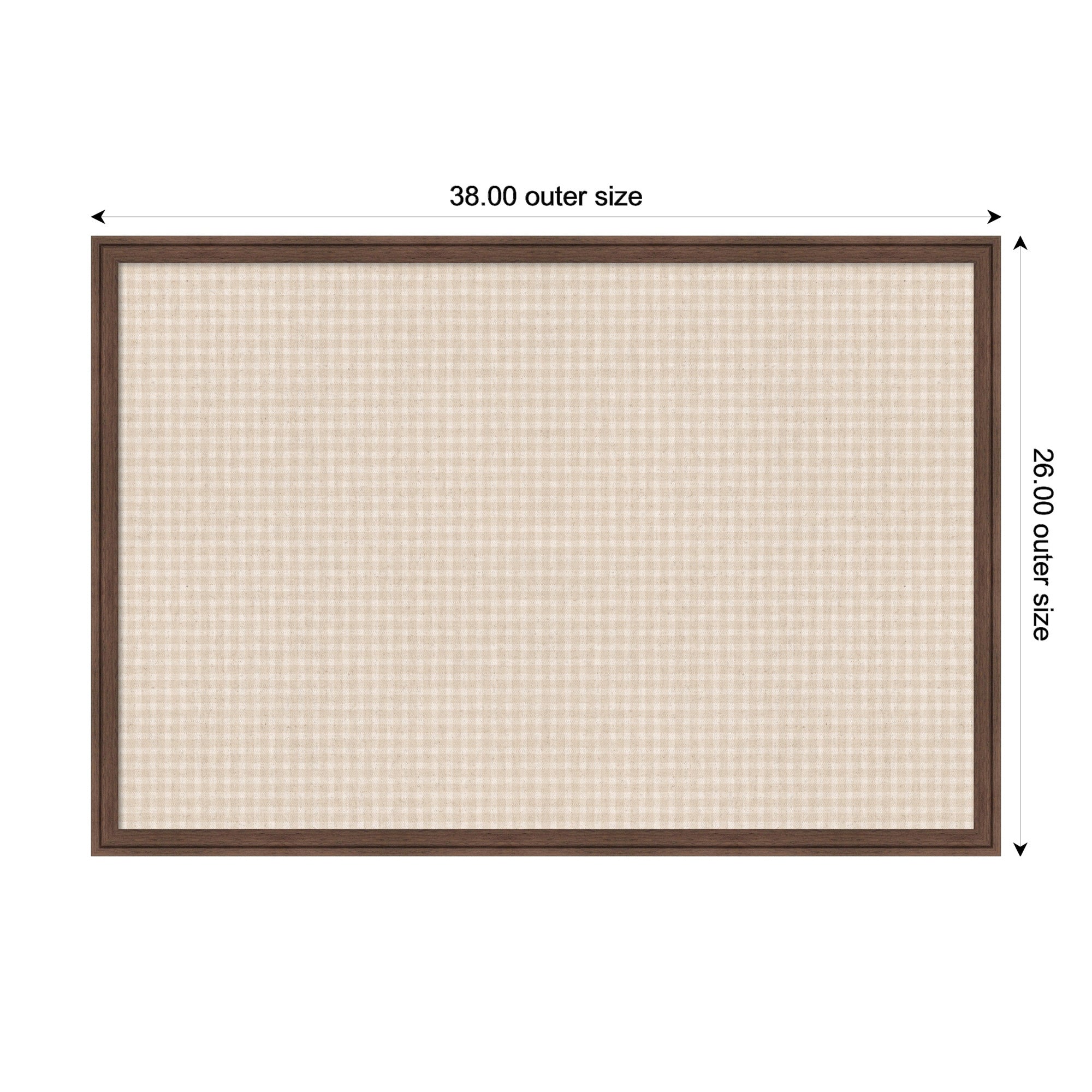 Magnetic Canvas 38x26 Florence Medium Brown 2