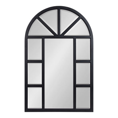 Windowpane Mirror Black 24x36 2
