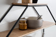 Accent Shelf Rustic Brown 24x24 8