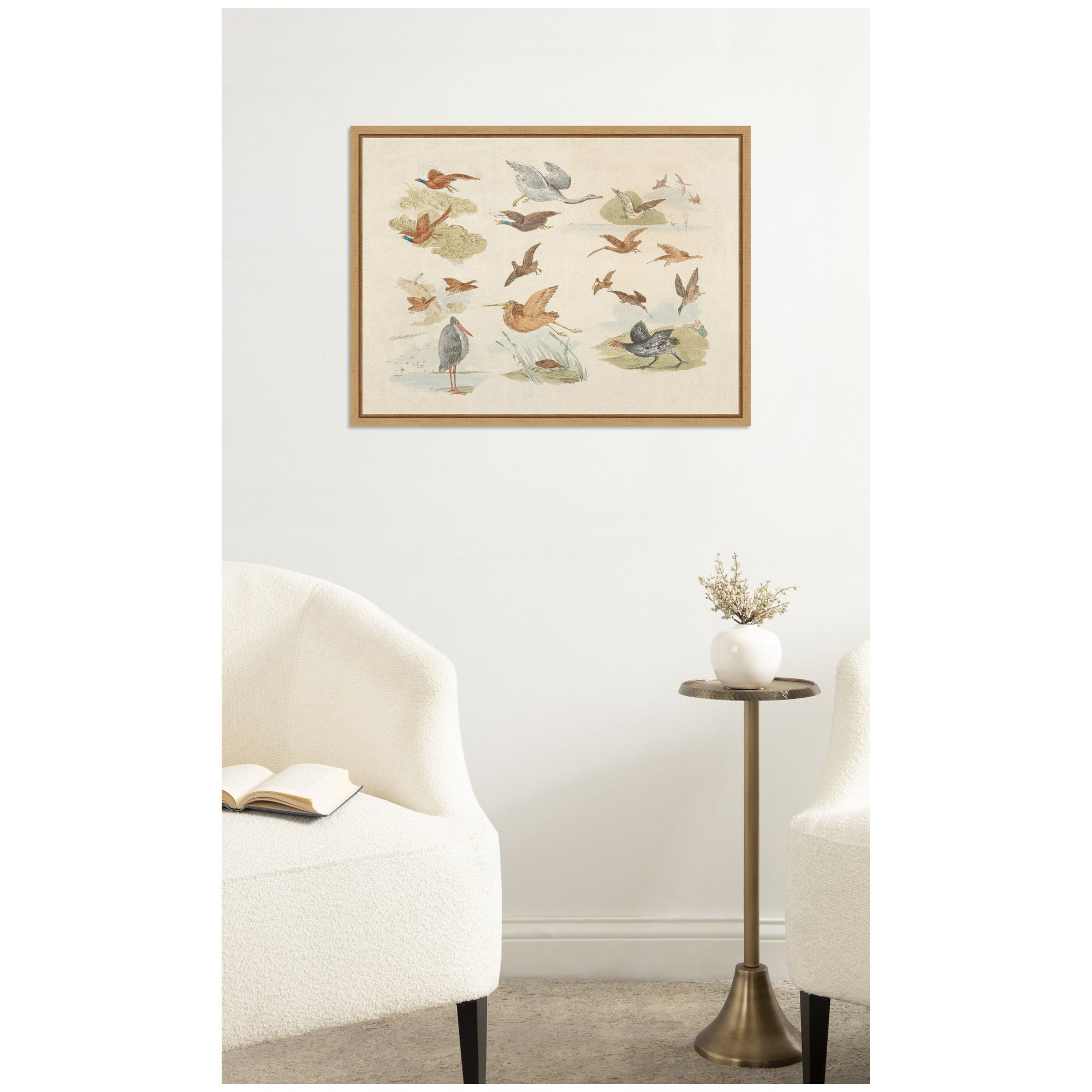 Framed Canvas 24x18 Sylvie Natural 5
