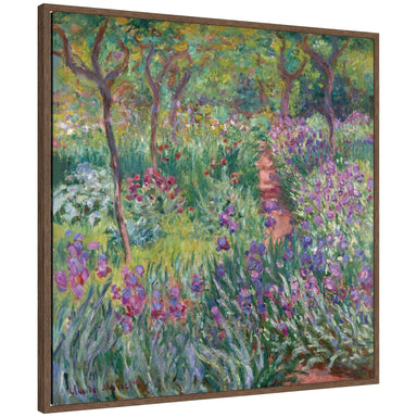 Framed Canvas 30x30 Sylvie Walnut 1