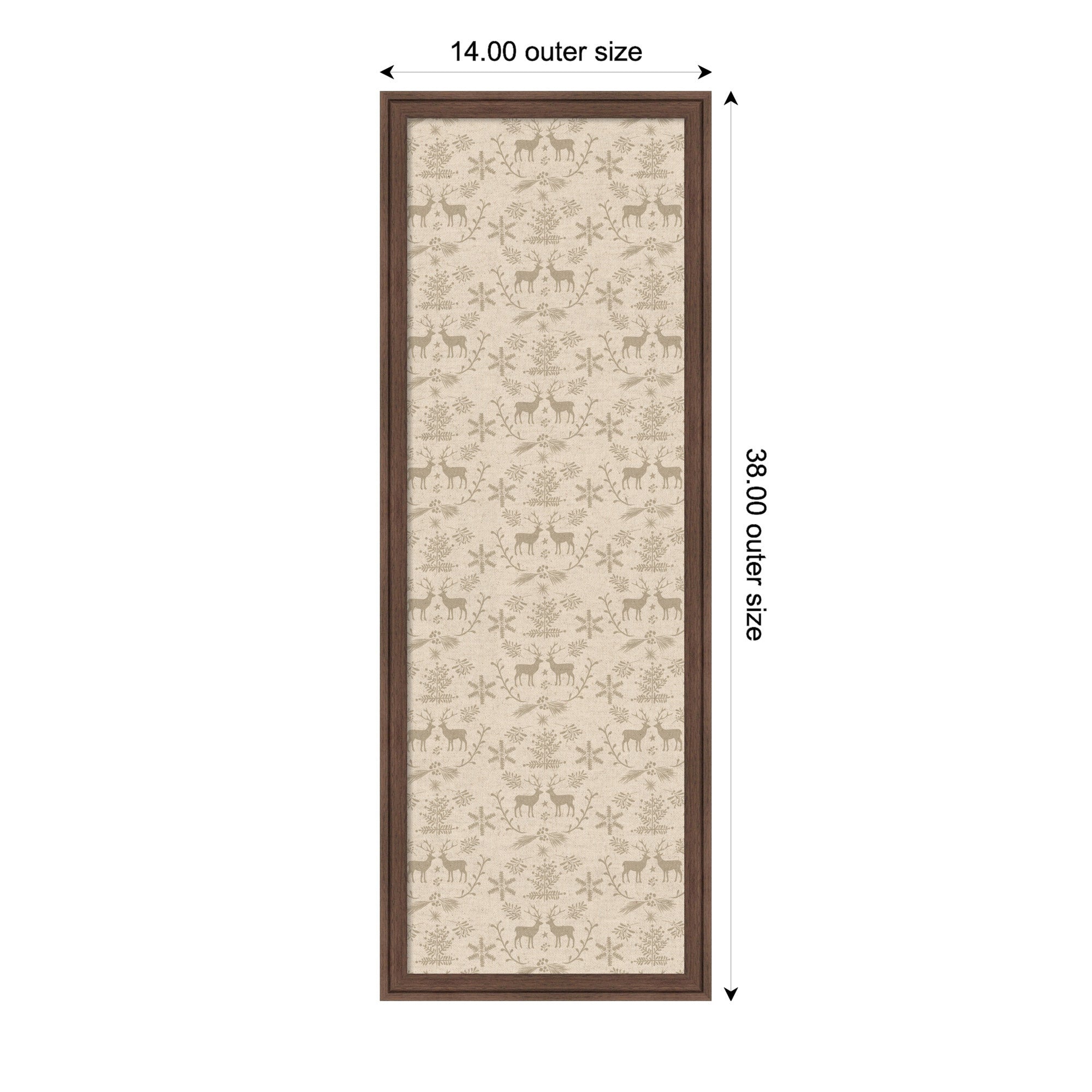 Magnetic Canvas 14x38 Florence Medium Brown 2