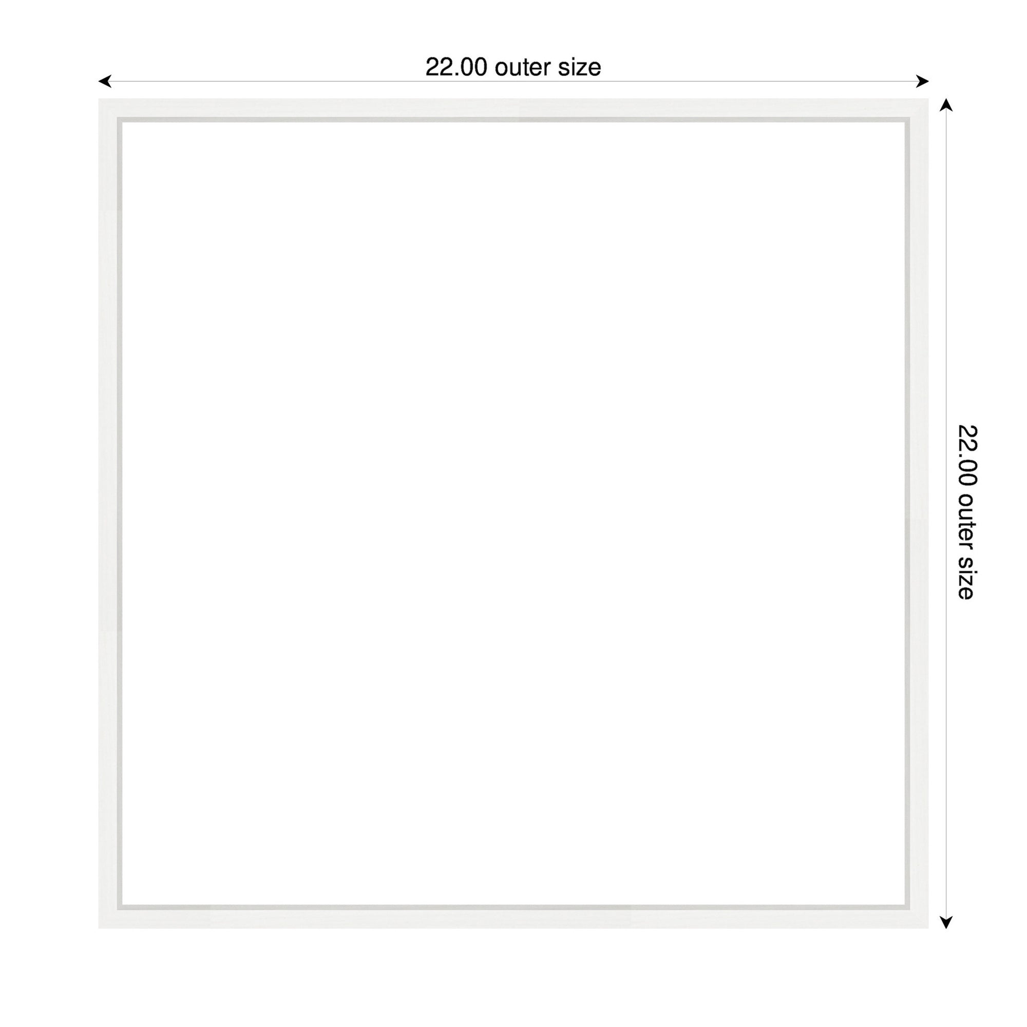 Art Set 2 Piece Set 22x22 Sylvie White 2