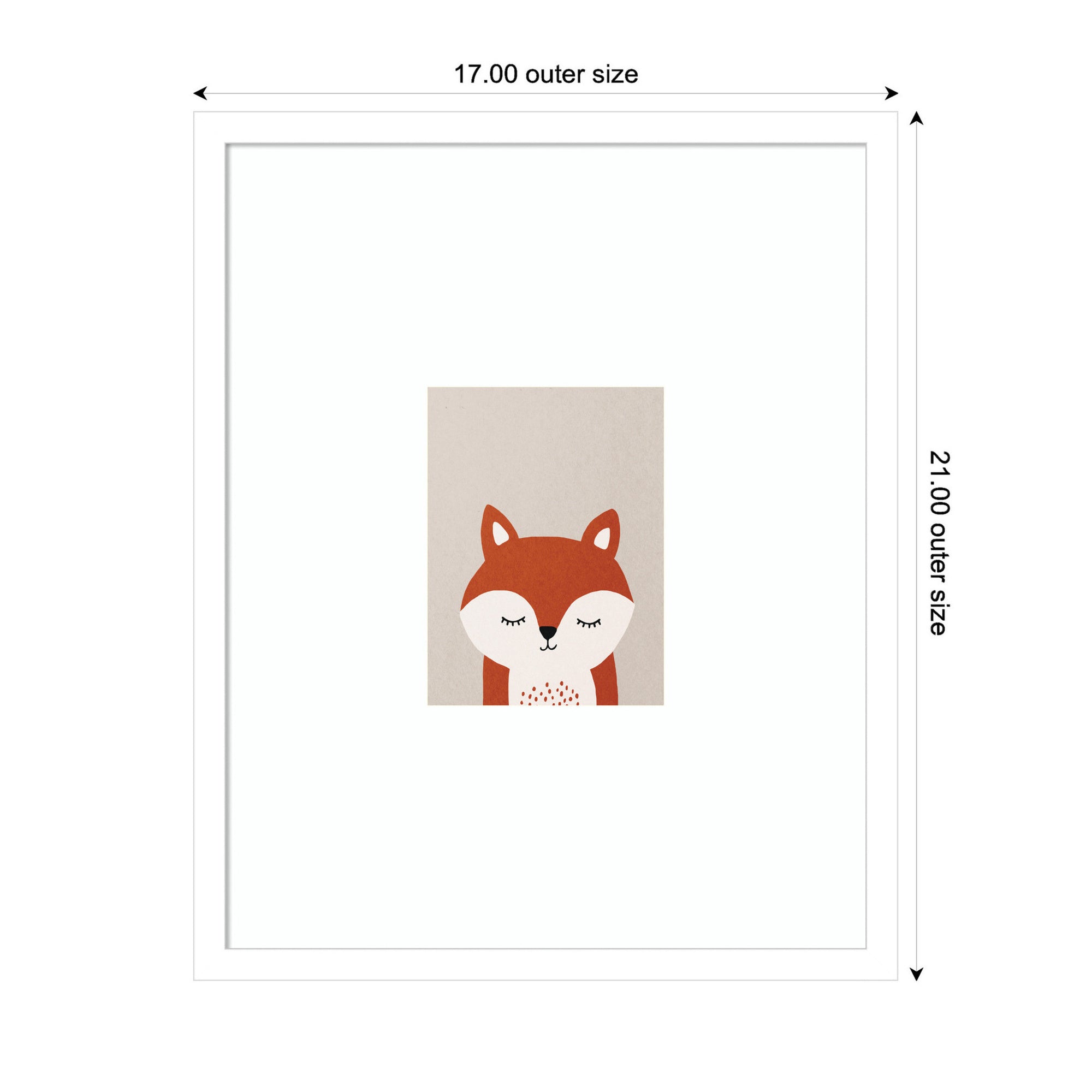 Fox by July Art Prints Framed Wall Art Print