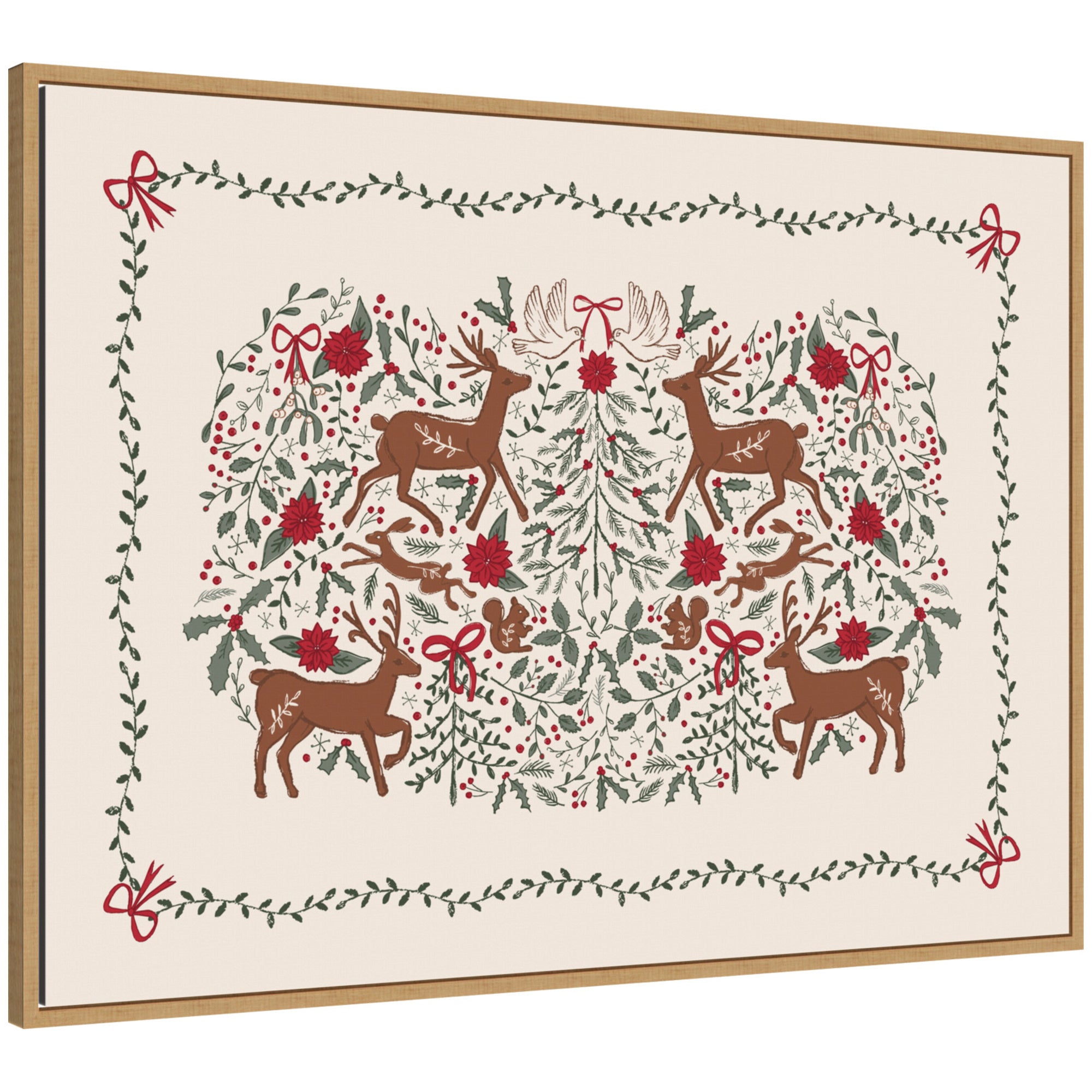 Sylvie Framed Canvas The Winter Woods by Vicky Yorke