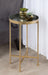 Tea Table Gold Gray 14x14x26 7