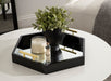 Single Tray Black Mirror 18x18 6