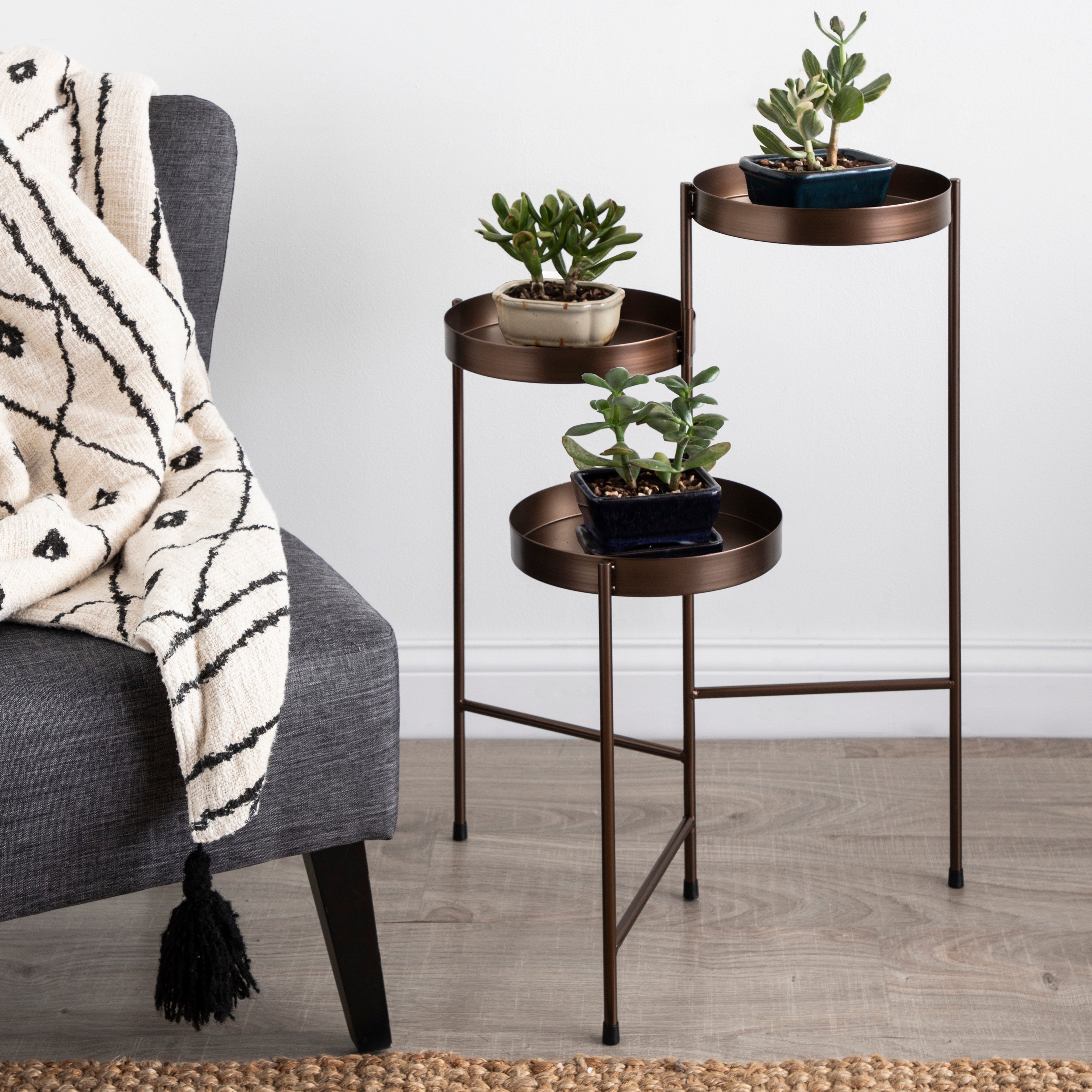 Plant Stand Bronze 16x21x30 5