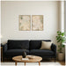 Framed Canvas Sylvie Dark Gold 2 Piece Set 18x24 5