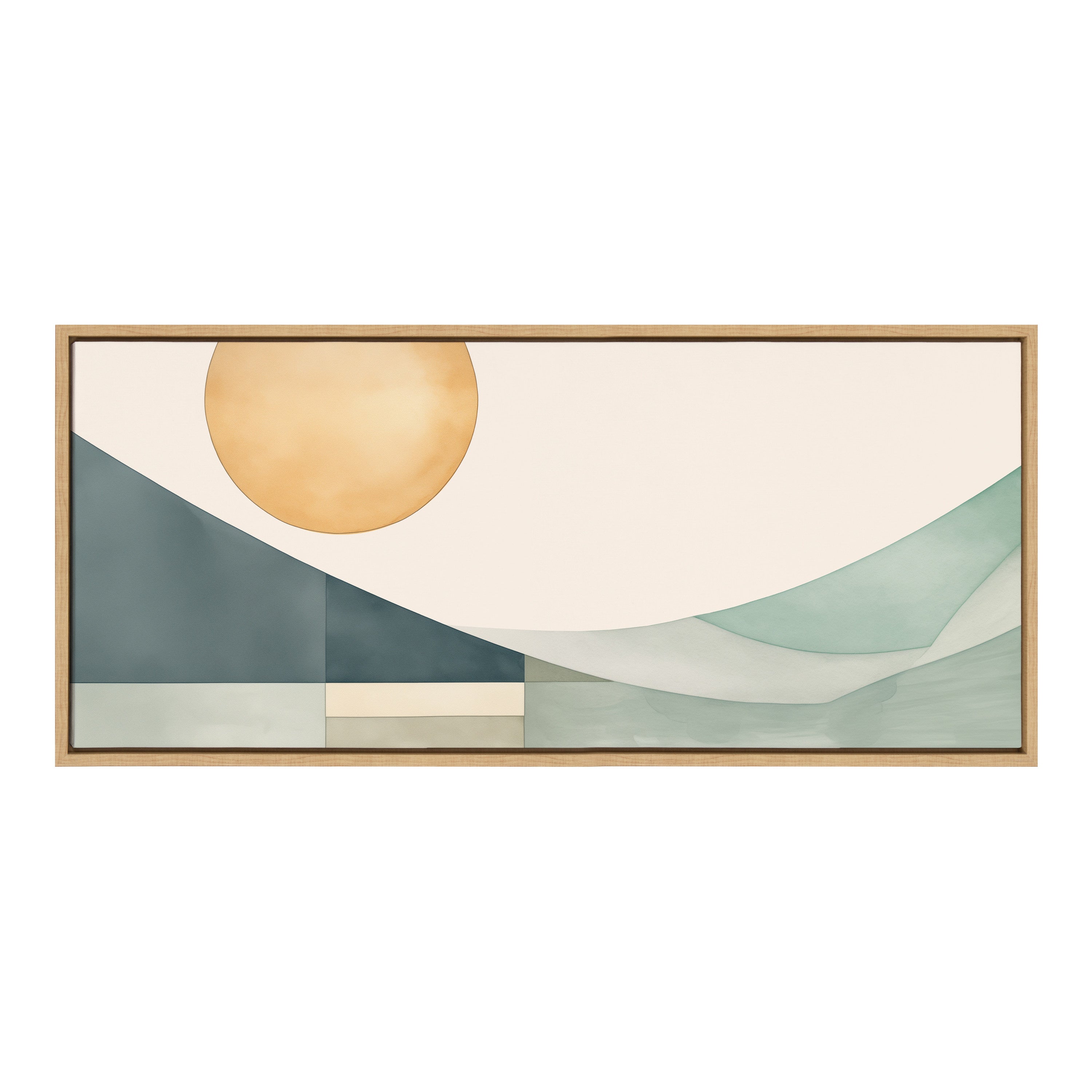 Framed Canvas 18x40 Sylvie Natural 2