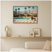 Framed Canvas Sylvie Walnut 33x23 5