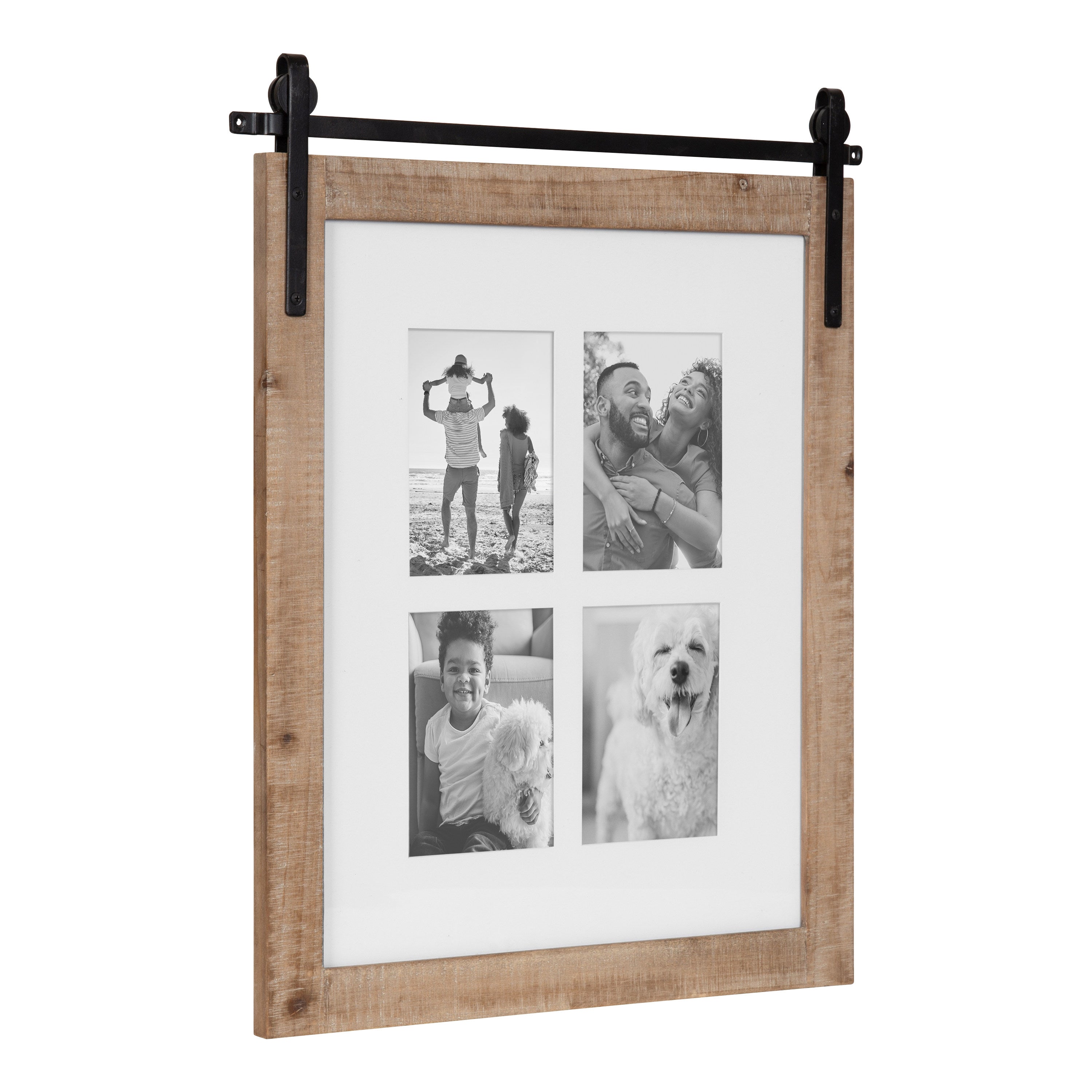 Wall Frame Rustic Brown 16x20 matted to 4op 1