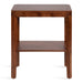 Side Table Walnut Brown 22x14x26 3