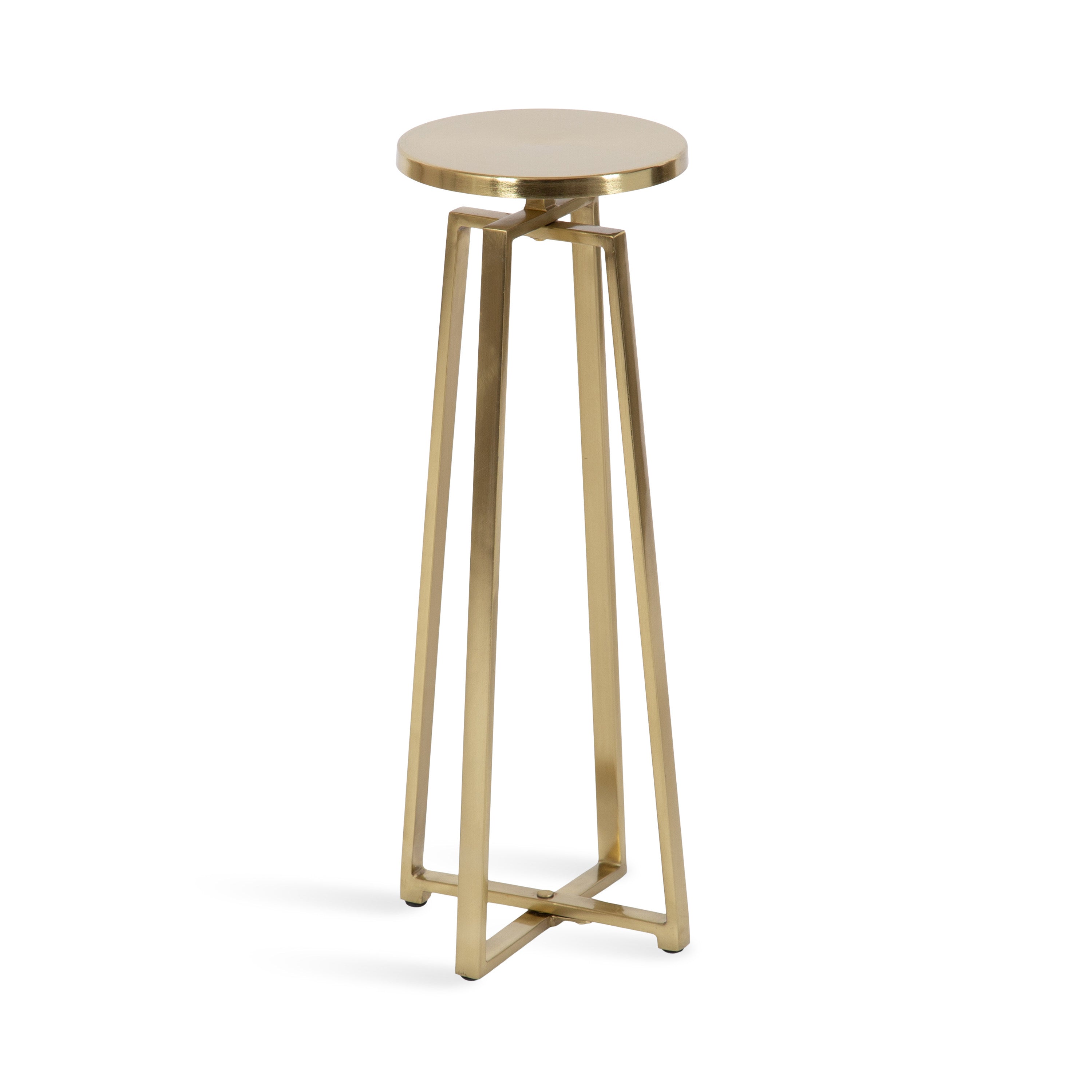 Drink Table Gold 9x9x23 1
