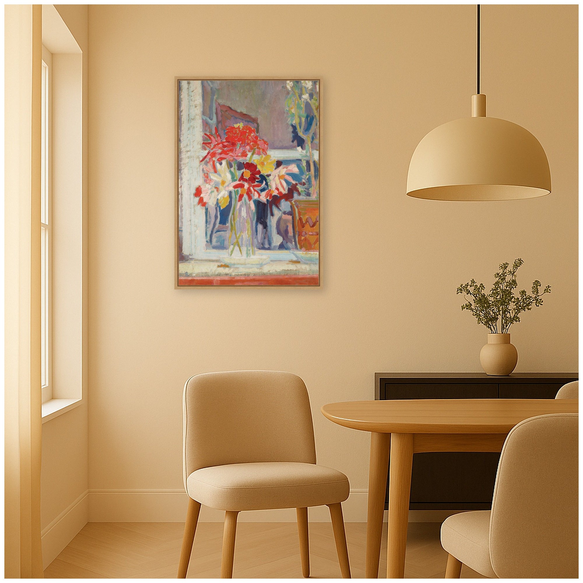 Framed Canvas 23x33 Sylvie Natural 6