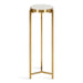 Drink Table White Gold 9x9x23 1