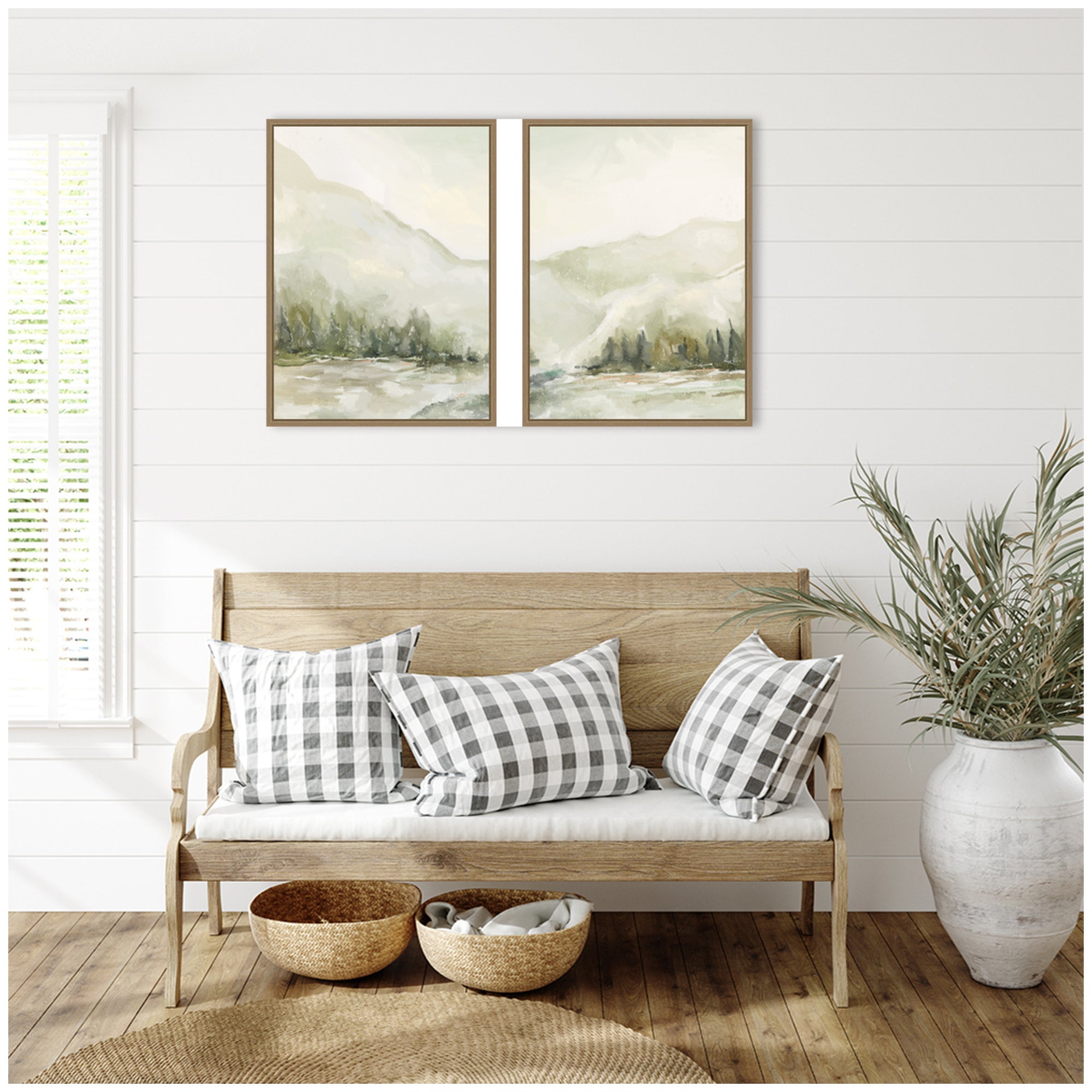 Art Set Sylvie Dark Gold 2 Piece Set 18x24 7