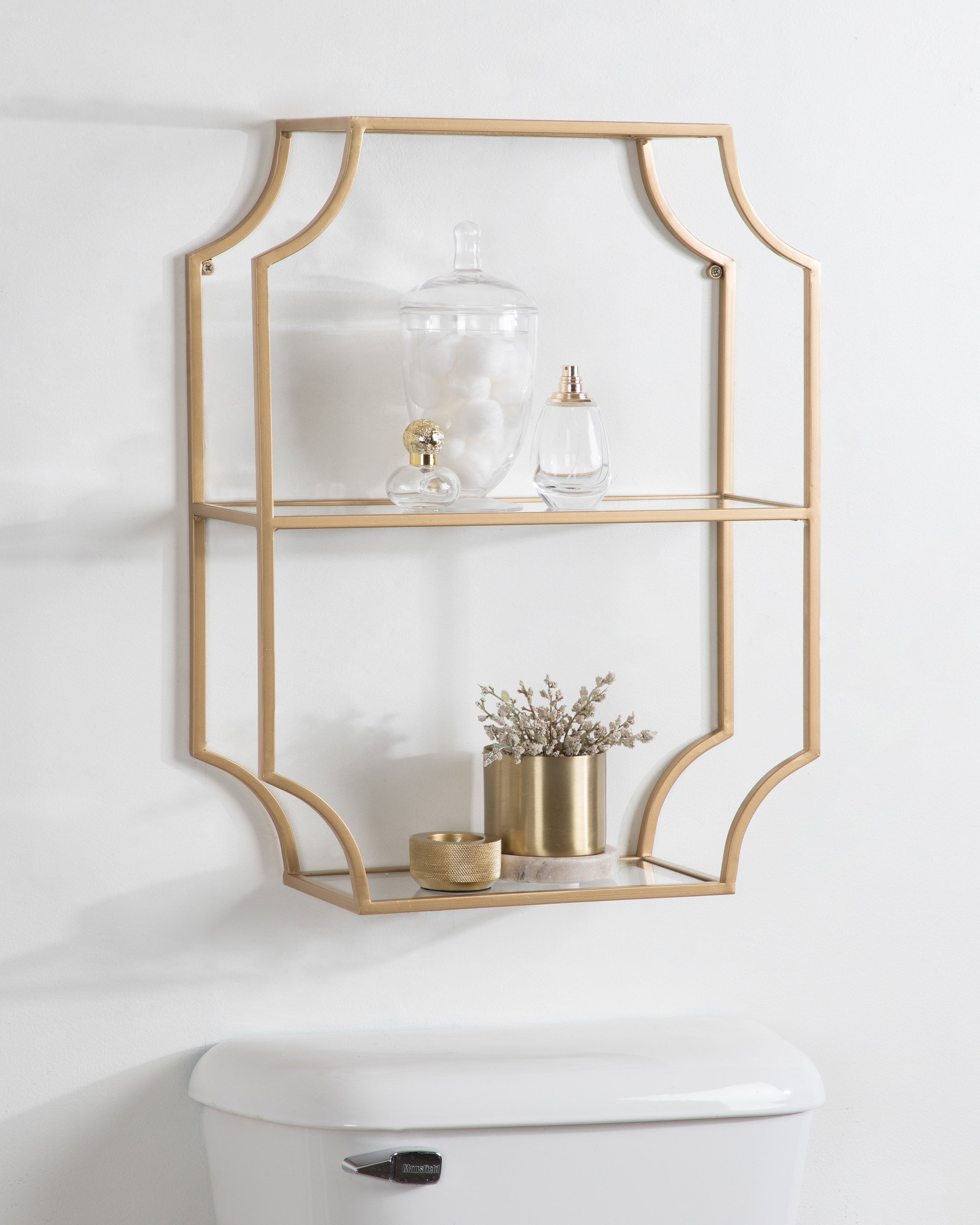 Accent Shelf Gold 18x24 6