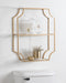 Accent Shelf Gold 18x24 6
