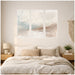 Framed Canvas Sylvie White 3 Piece Set 18x40 6
