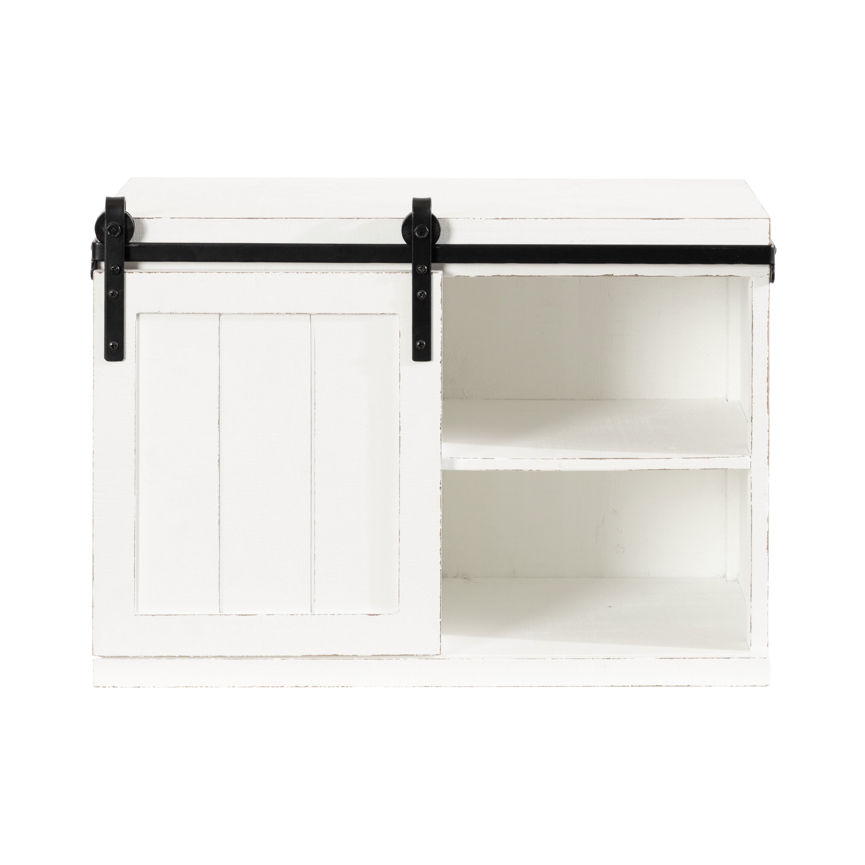 Floating Side Table White 20x12x15 5