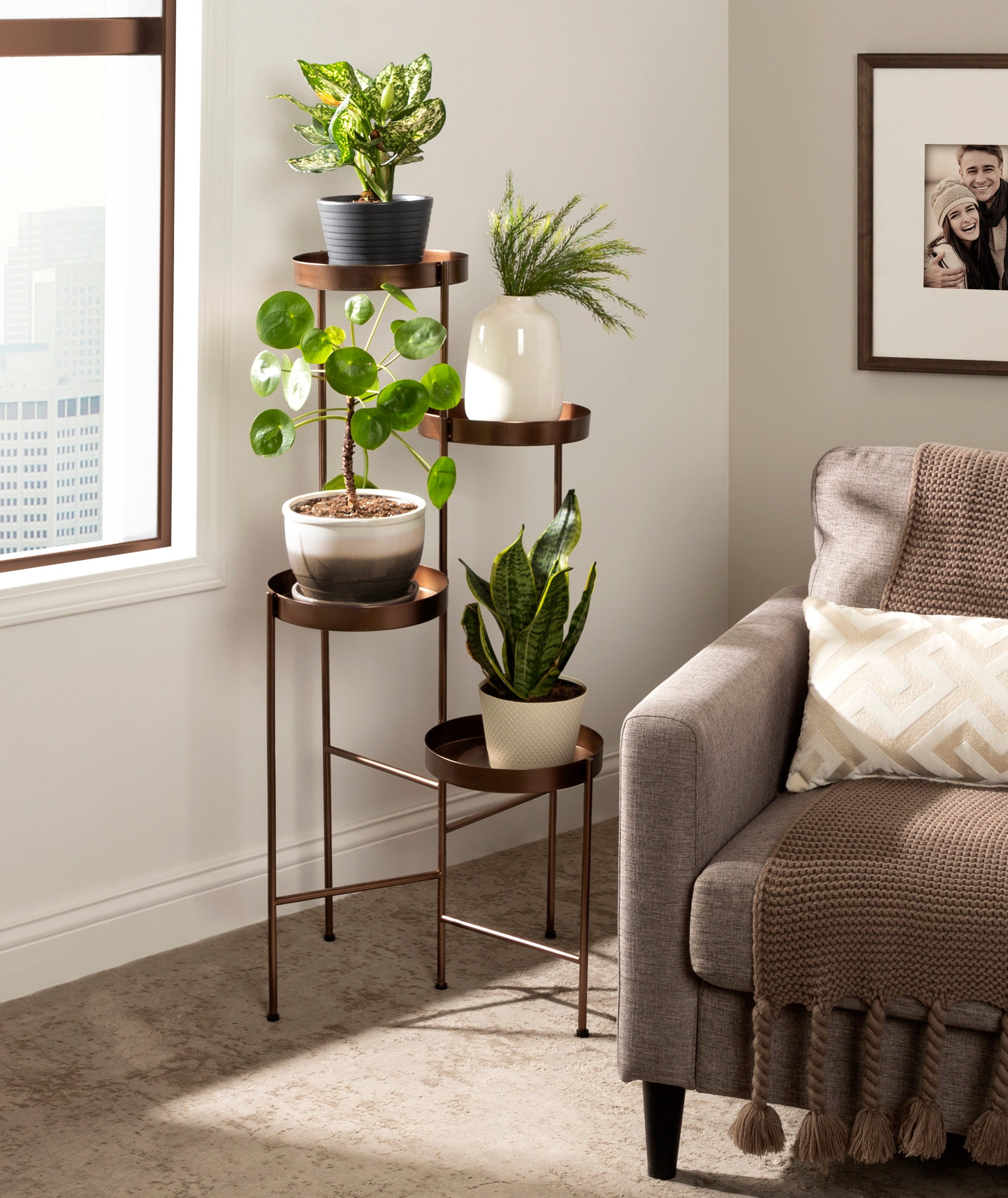 Finn Metal Multi Level Plant Stand