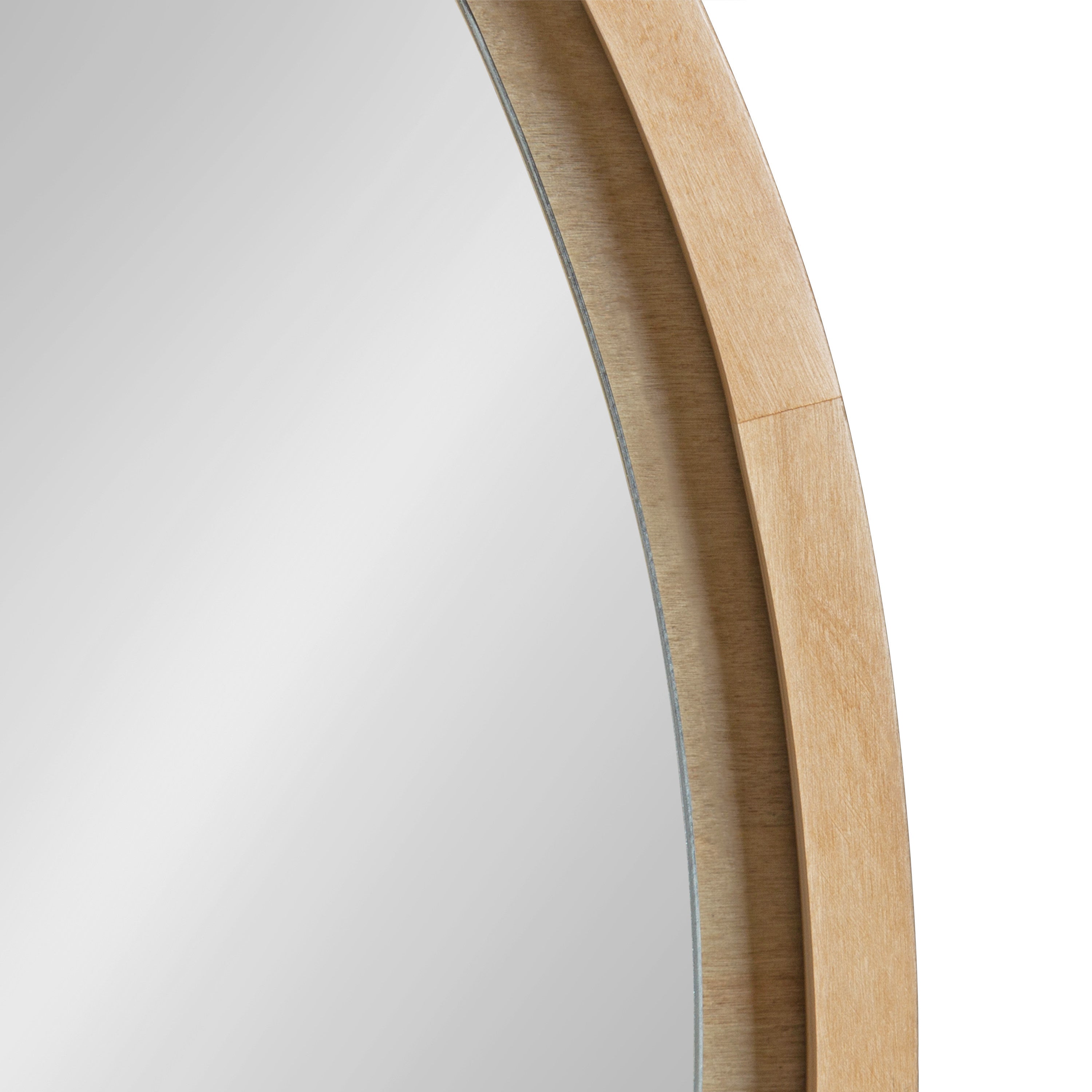 Round Mirror Natural 30" Diameter 3
