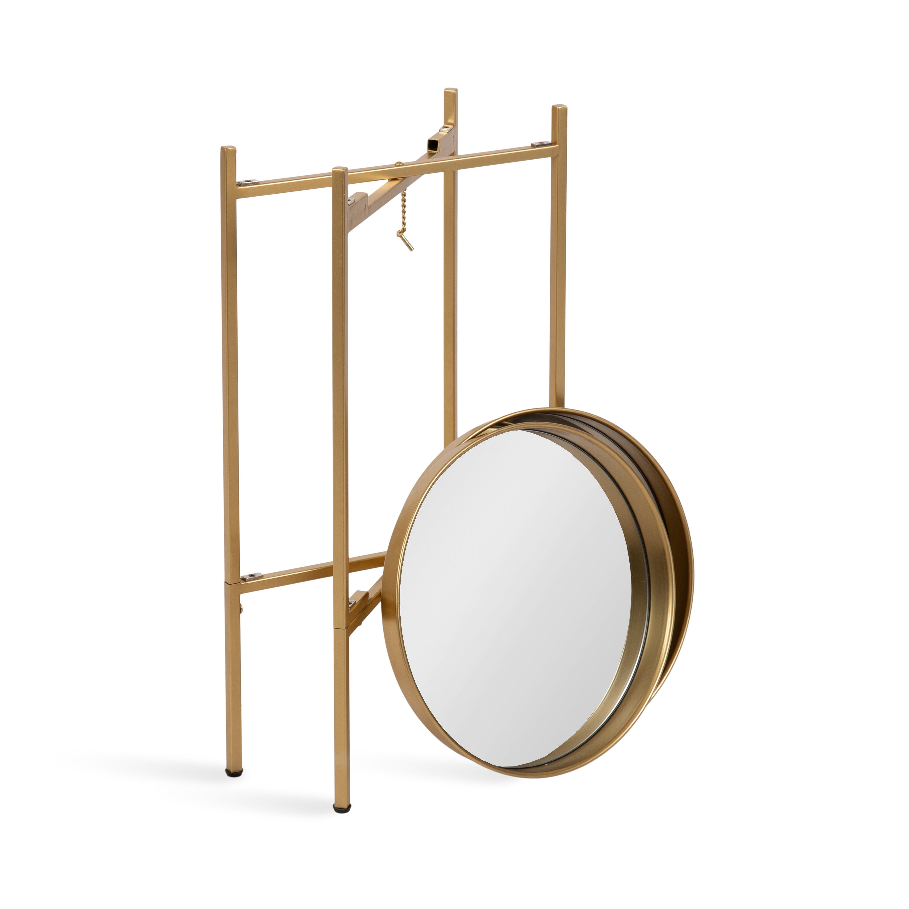 Side Table Gold 16x16x26 6