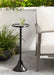 Drink Table Black 9x9x23 6