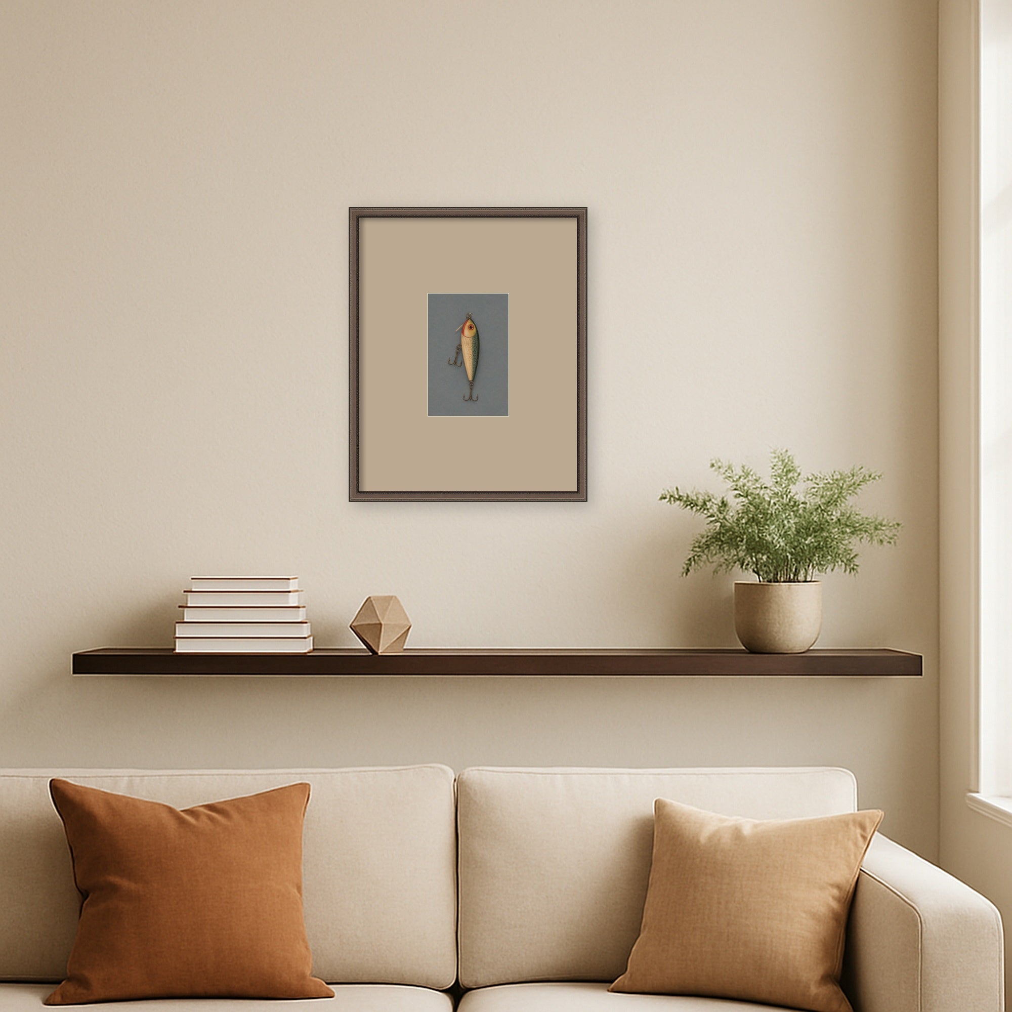 Framed Art 17 x 21 Cordelia Thin Bronze 5