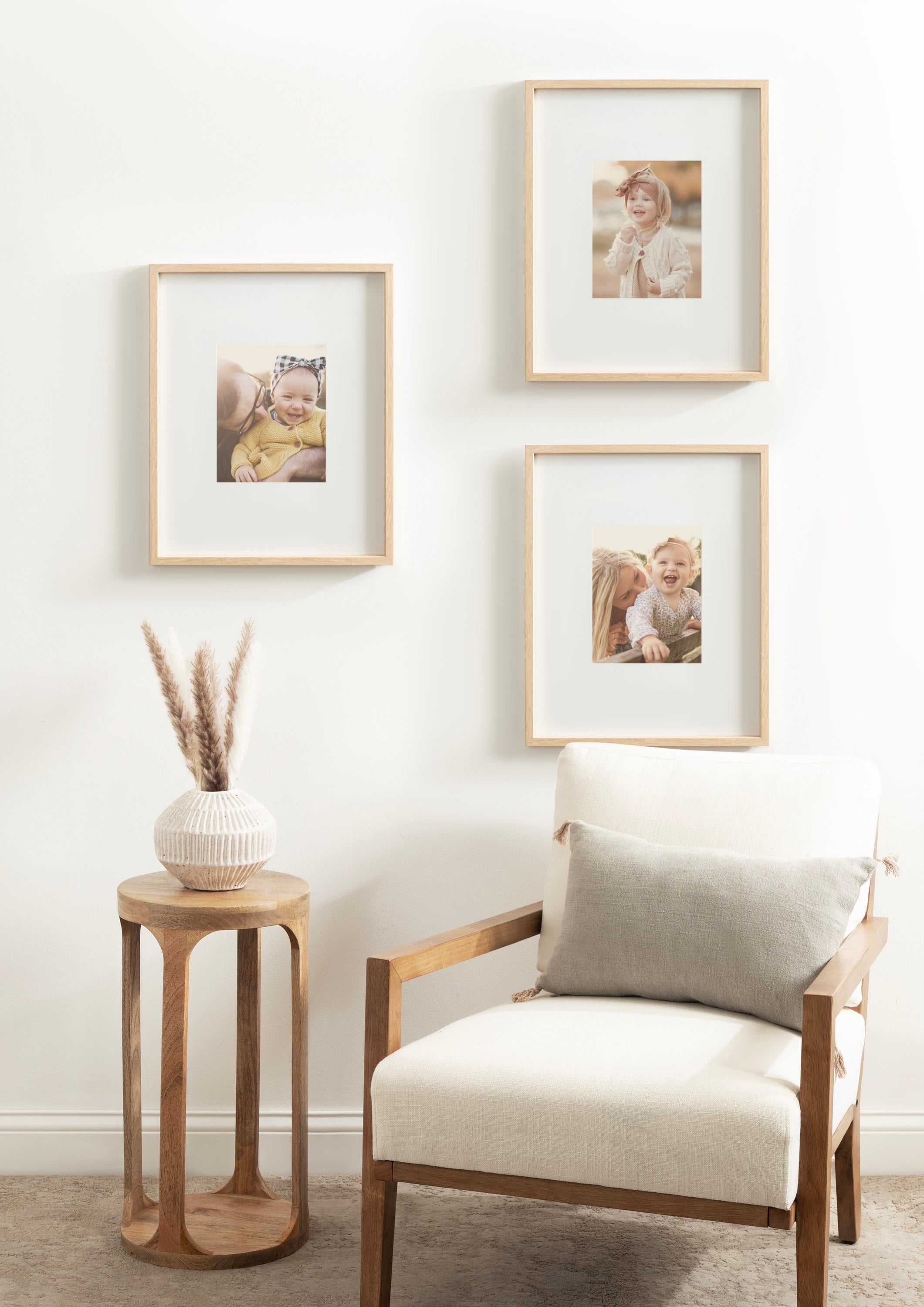 Wall Frame 16x20 matted to 8x10 Natural 6