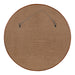 Round Mirror Walnut Brown 30" Diameter 4