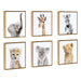 Framed Canvas Natural 6 Piece 13x13 2