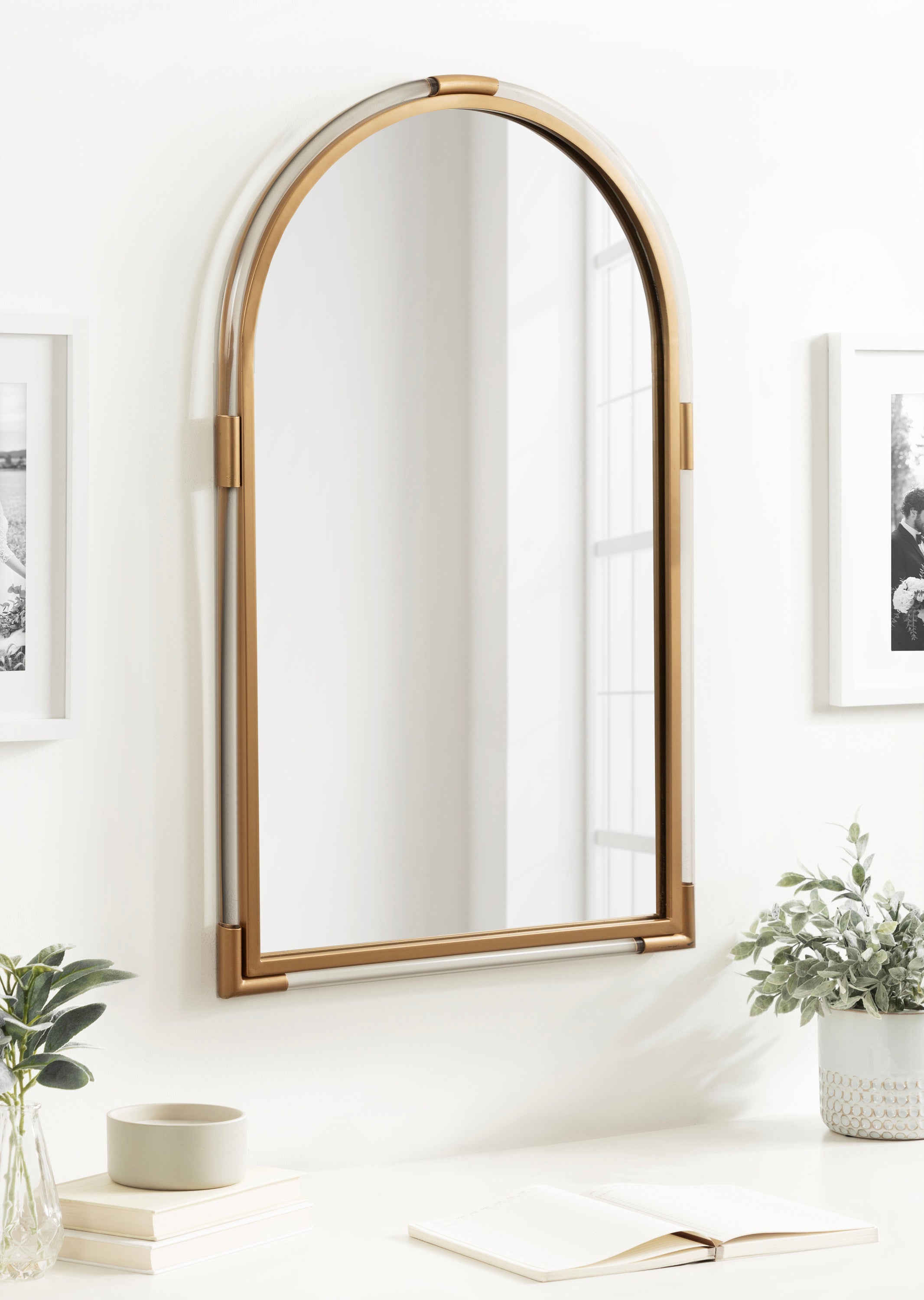 Arch Mirror Gold 22x34 7